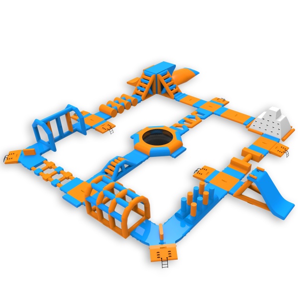 Aufblasbarer Wasserpark Alpha (30 x 28 m)