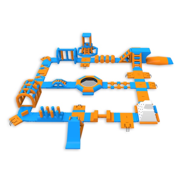 Aufblasbarer Wasserpark Zeta (32 x 30 m)