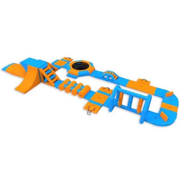 Aufblasbarer Wasserpark Delta (29 x 13 m)