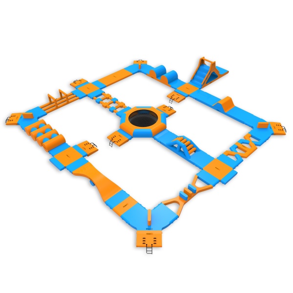 Aufblasbarer Wasserpark Jota (24 x 27 m)