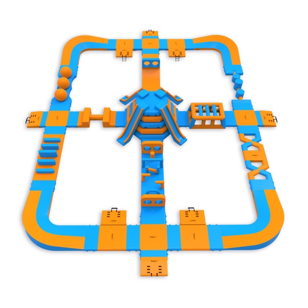 Fi aufblasbarer Wasserpark (30 x 24 m)