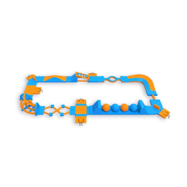 Poseidon aufblasbarer Wasserpark (29 x 14 m)