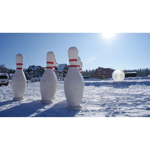 Ausstellungsstück: aufblasbarer Kegel 2 m für Human Bowling