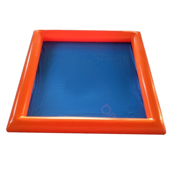 SET 4 Wasserlaufbälle TPU Premium + aufblasbares Becken 6 × 6 m