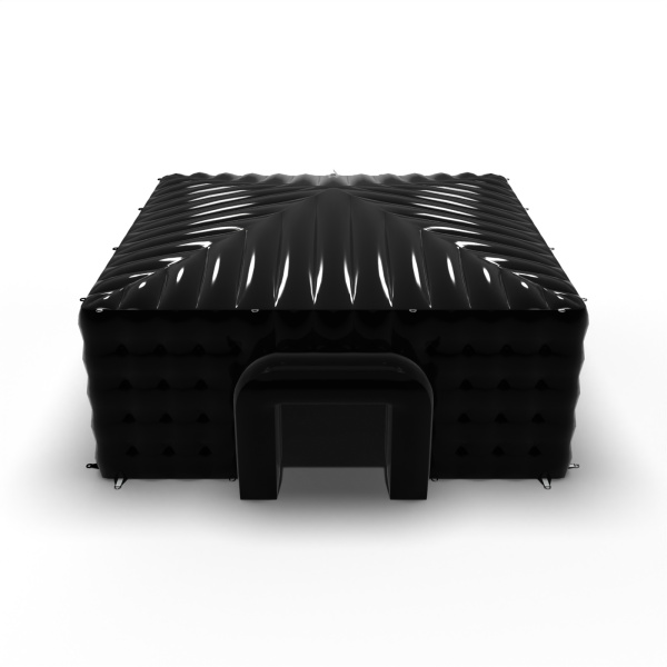 Aufblasbares Eventzelt 6x6 - Schwarz