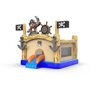 Hüpfburg im Piratenstil