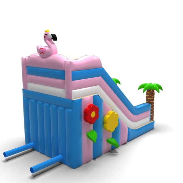Aufblasbare Rutsche mit Flamingo