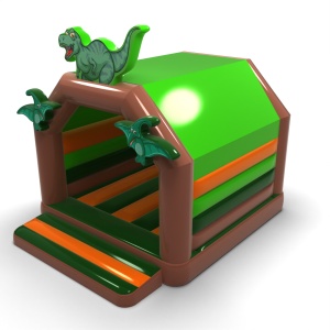Hüpfburg Sprungburg Dino