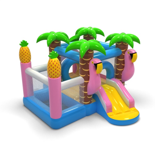 Kleine Hüpfburg mit Trockenbecken für Kinder - Hawaii