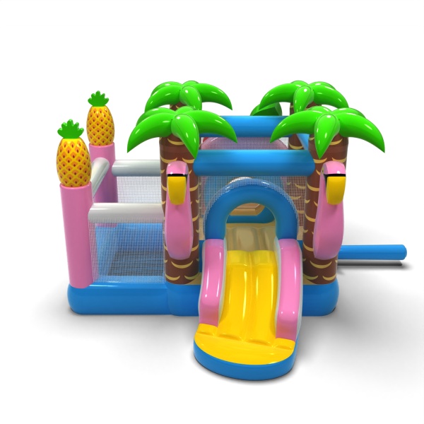 Kleine Hüpfburg mit Trockenbecken für Kinder - Hawaii