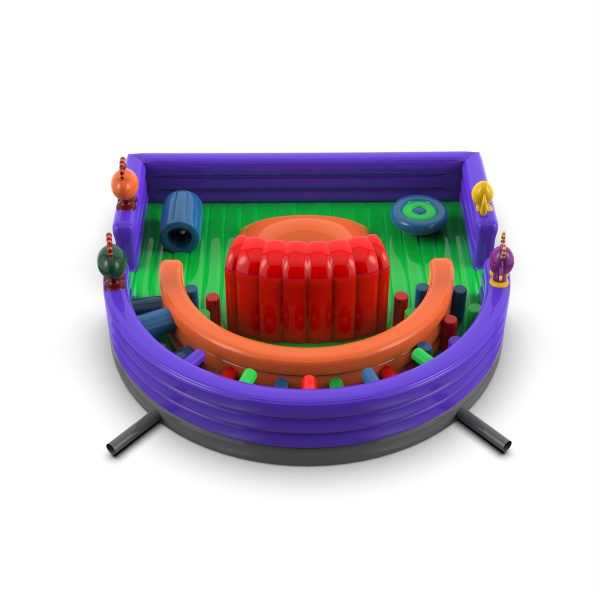 Aufblasbarer Spielplatz mit Monstern