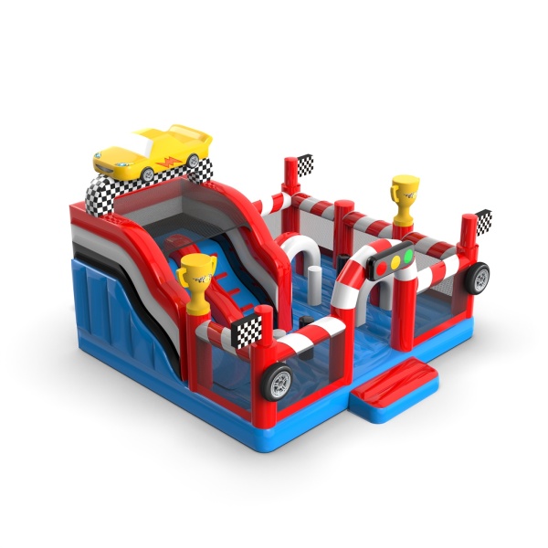 Aufblasbarer Spielplatz 6x6 im Auto-Motiv