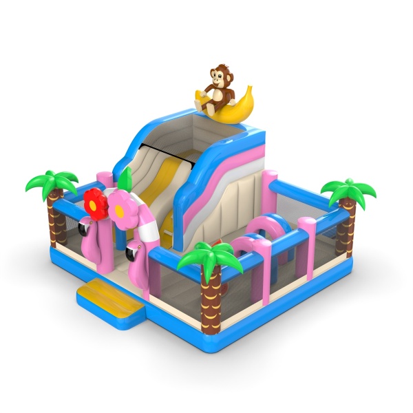 Aufblasbarer Spielplatz 6x6 im Hawaii-Motiv