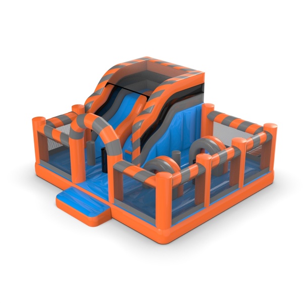 Aufblasbarer Spielplatz 6x6 mit klassischem Motiv