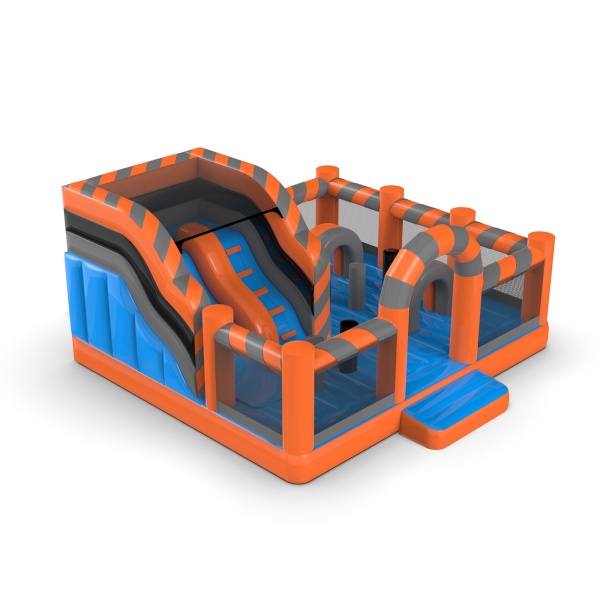 Aufblasbarer Spielplatz 6x6 mit klassischem Motiv