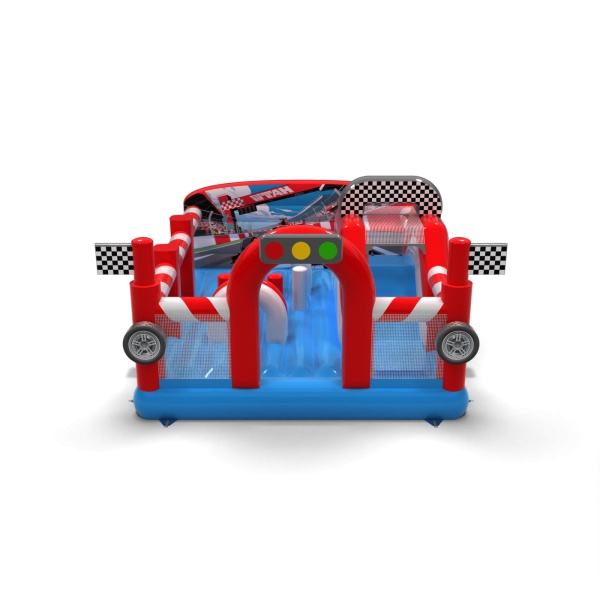 Aufblasbarer Spielplatz 6x5 im Auto-Motiv