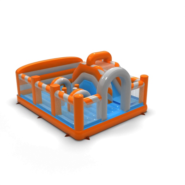Aufblasbarer Spielplatz 6x5 im klassischen Design