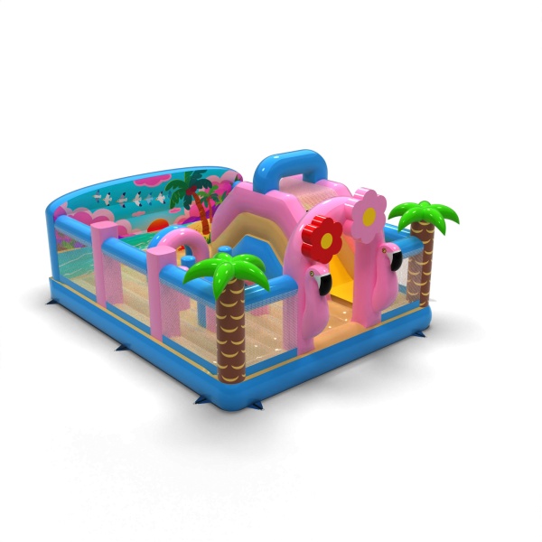 Aufblasbarer Spielplatz 6x5 im Hawaii-Motiv