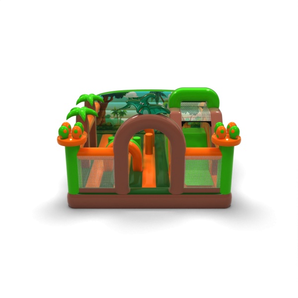 Aufblasbarer Spielplatz 6x5 im Dino-Motiv