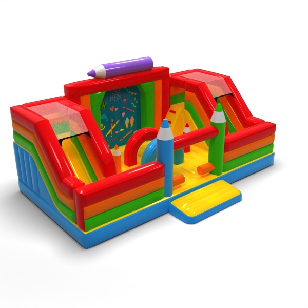 Aufblasbarer Spielplatz - Buntstifte