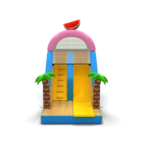 Aufblasbare Rutsche mit Aufdruck im Hawaii-Motiv