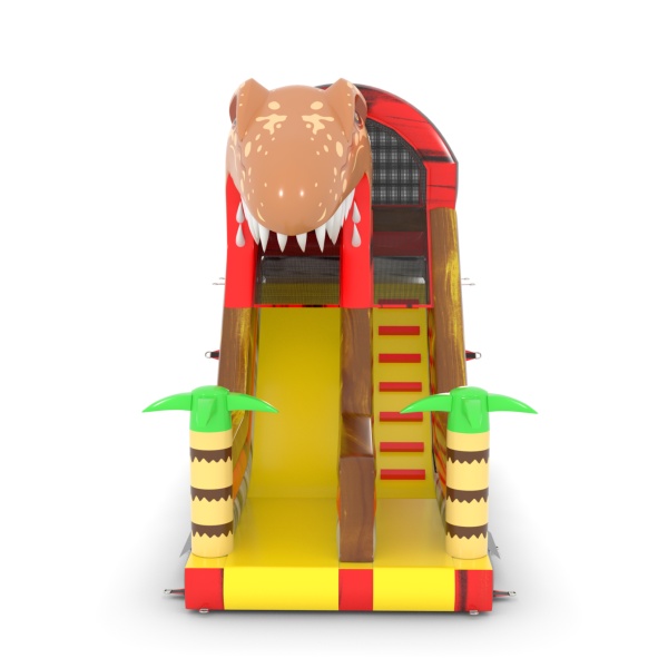 Aufblasbare Rutsche im Motiv Dinosaurier