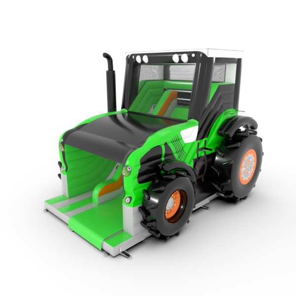 Aufblasbare Rutsche Traktor