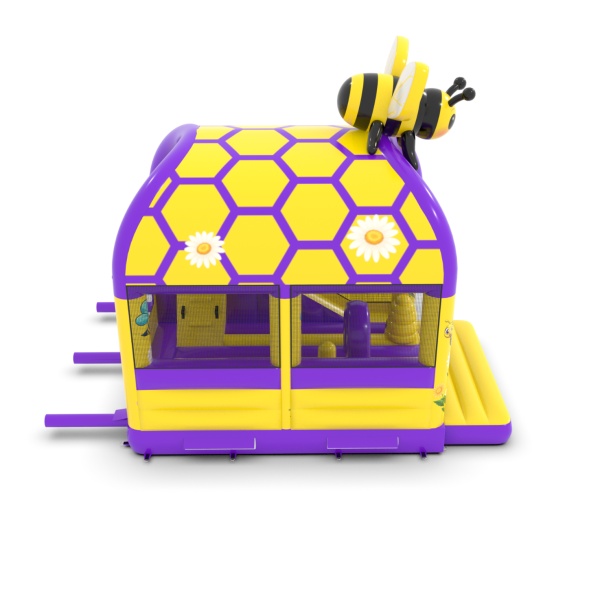 Aufblasbares Spielgerät mit Rutschen-Kombi Bienchen