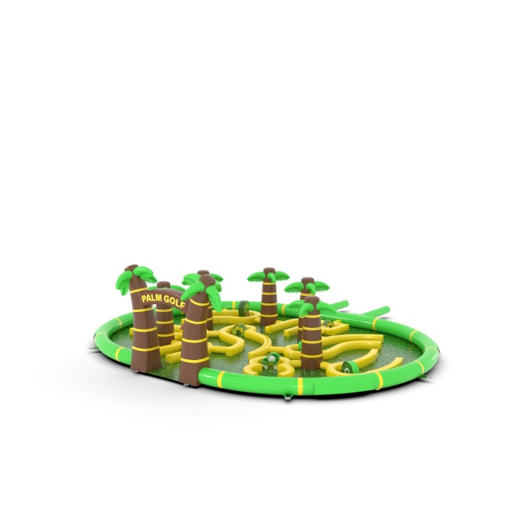 Aufblasbares Minigolf im Motiv Safari