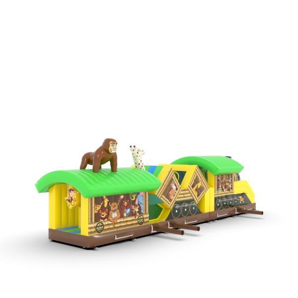 Aufblasbarer Hindernisparcours Safari - 14,6 m
