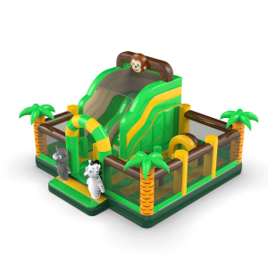 6x6 aufblasbarer Spielplatz im Dschungel-Thema