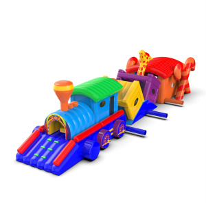 Aufblasbare Kirmes-Hindernisbahn - 13m