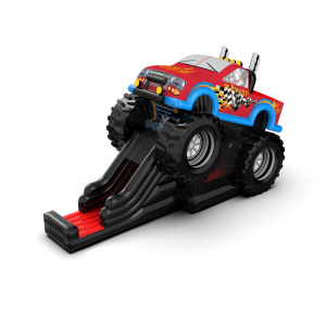 Monster Truck aufblasbare Rutsche