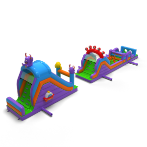 Aufblasbare Hindernisbahn Monsters - 20m