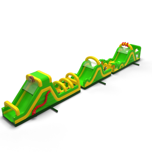 Aufblasbare Hindernisbahn Dschungel - 30m