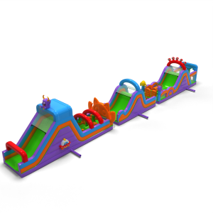 Aufblasbare Hindernisbahn Monsters - 30m