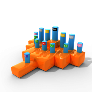 Aufblasbares Hula-Hoop-Spiel