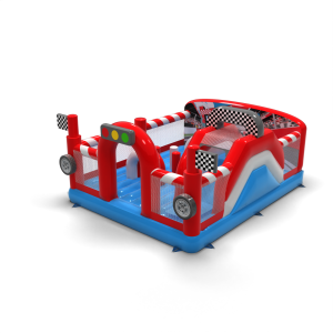 6x5 aufblasbarer Spielplatz im Thema Auto