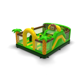 6x5 aufblasbarer Spielplatz im Dschungel-Thema