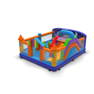 Aufblasbarer Spielplatz 6x5 mit Vergnügungsparkthema