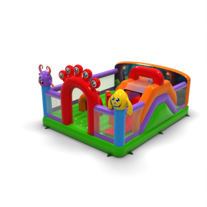 Aufblasbarer Spielplatz 6x5 im Monsterthema