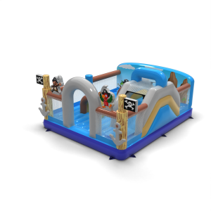 6x5 aufblasbarer Spielplatz im Piratenthema