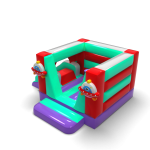 Kleine Hüpfburg mit Rutsche...