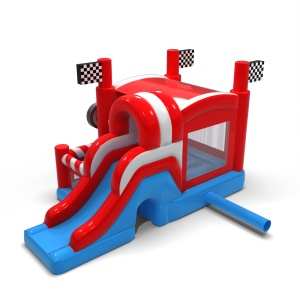 Combo-Hüpfburg mit Autothema