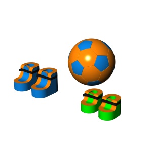 Giga-Fußball-Set für...