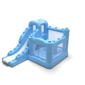 Kleine Hüpfburg mit Rutsche...