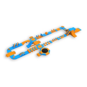 Lambda aufblasbarer Wasserpark (47 x17 m)