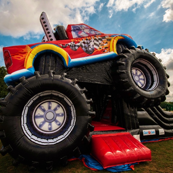 Hüpfburg Monster Truck - Rutsche
