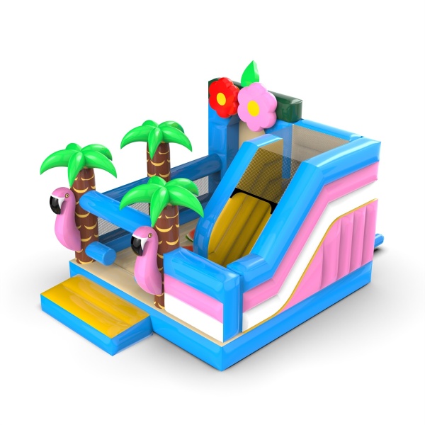 Aufblasbares Spielgerät mit Rutsche - Hawaii-Combo