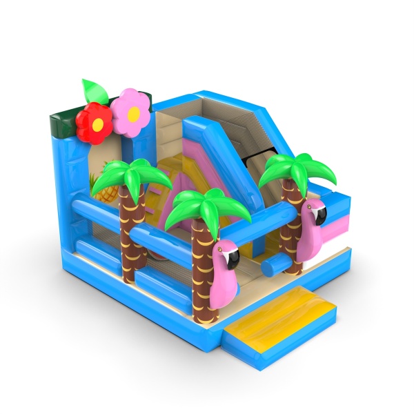 Aufblasbares Spielgerät mit Rutsche - Hawaii-Combo